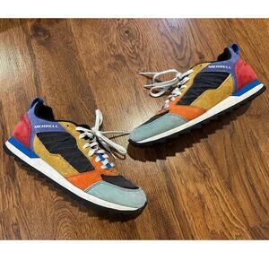 Merrell Women's Alpine Suede Fashion Sneakers Multicolor Size 9 Retro Comfort